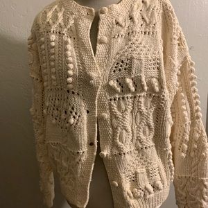 Vintage popcorn sweater size M